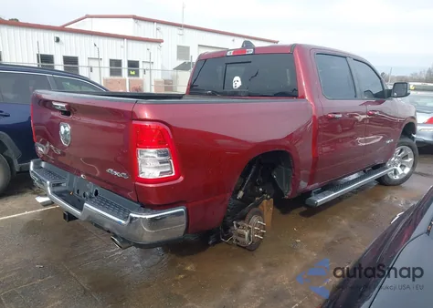 2020 Ram 1500 Big Horn 4X4 5'7 Box z USA, uszkodzony, nr VIN 1C6SRFFT2LN391363